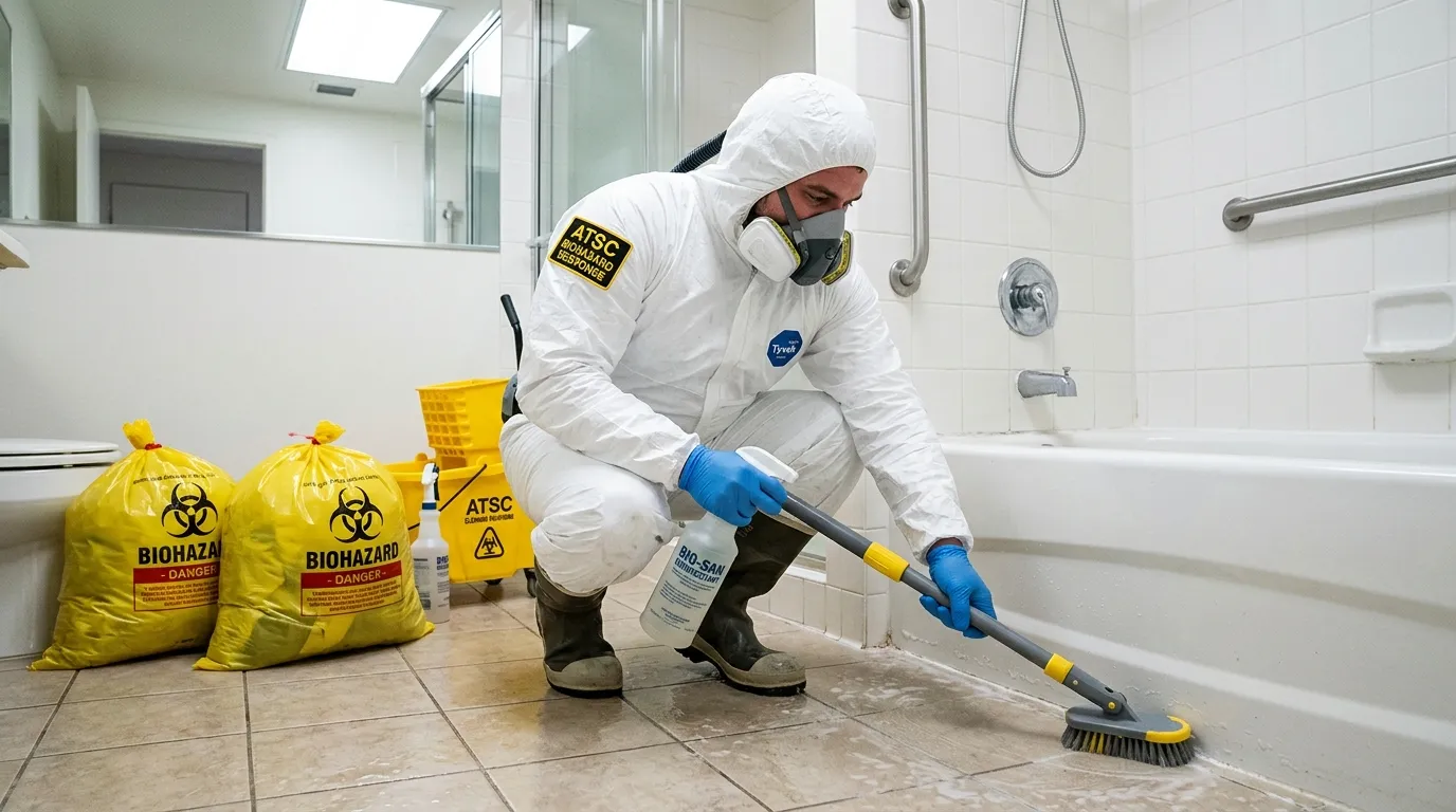 Decontamination equipment deployed for Blood Cleanup in Belmont